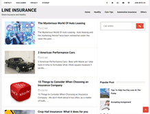 Tablet Screenshot of line-insurance.com